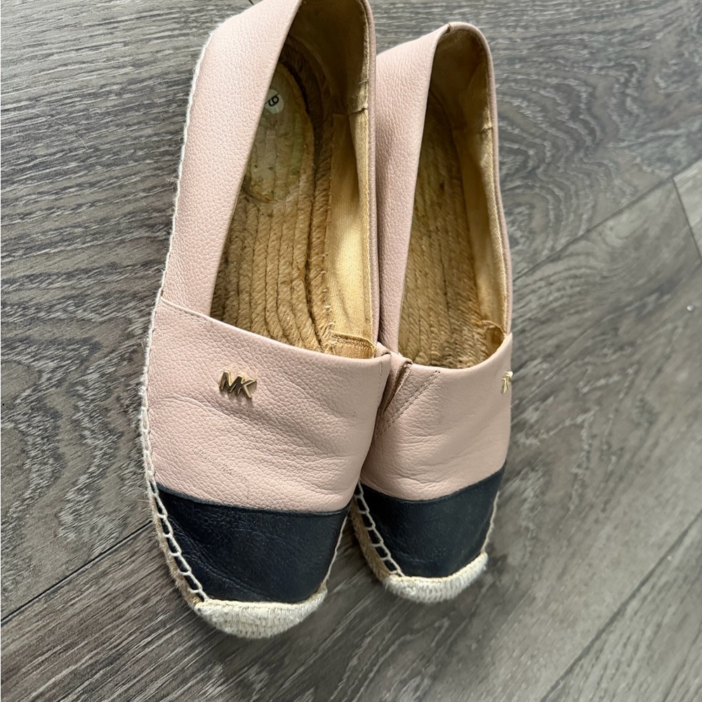 Michael Kors Pink and Black Espadrilles
